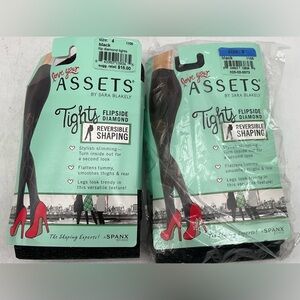 Assets By Sara Blakley Flipside Diamond Reversible Shaping Size 4 Black